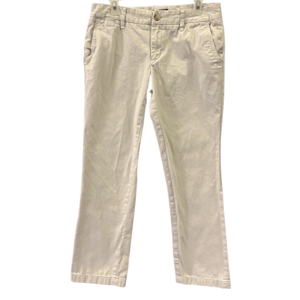 Tommy Hilfiger Cotton Khaki Chino 5 Pocket Straight Leg Pants Womens 8